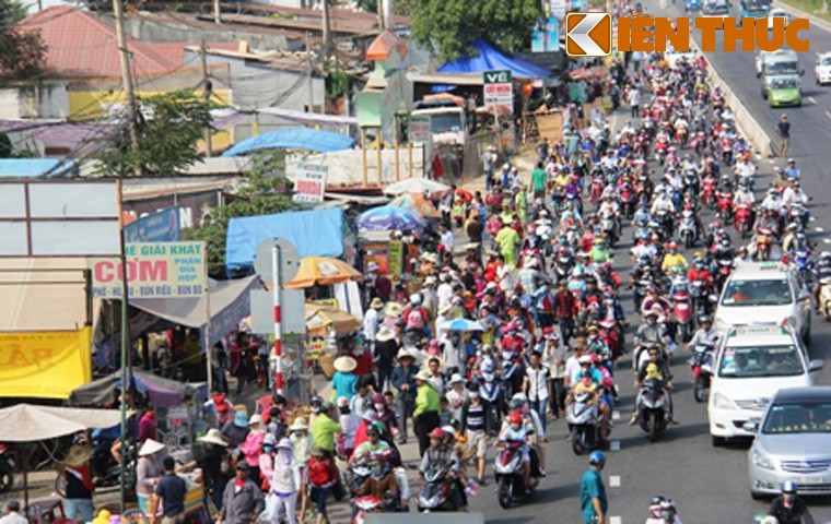 Mung ba Tet: Chen nhau xem thu, doi nang dao duong hoa-Hinh-10